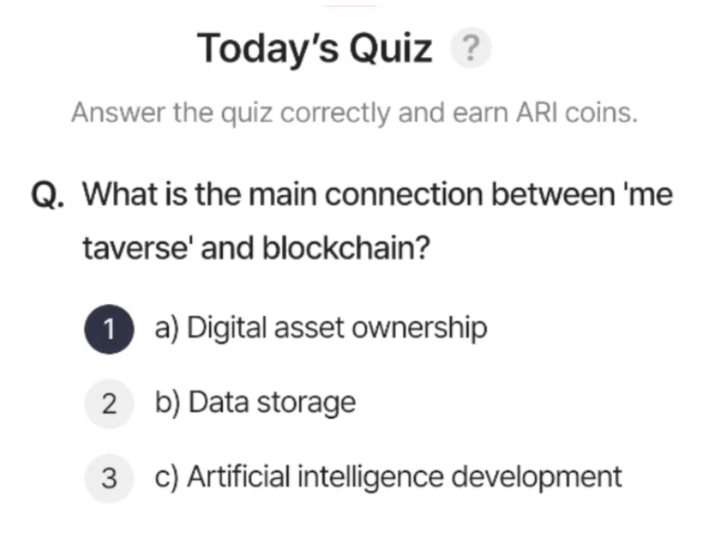 ARI Wallet Daily Quiz Answer 26 June 2025 (AriChain)